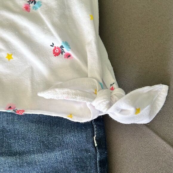 Arizona Jeans Co Sunshine T-Shirt with Denim Jean Shorts Girls Plus Size 18.5 - Picture 3 of 10